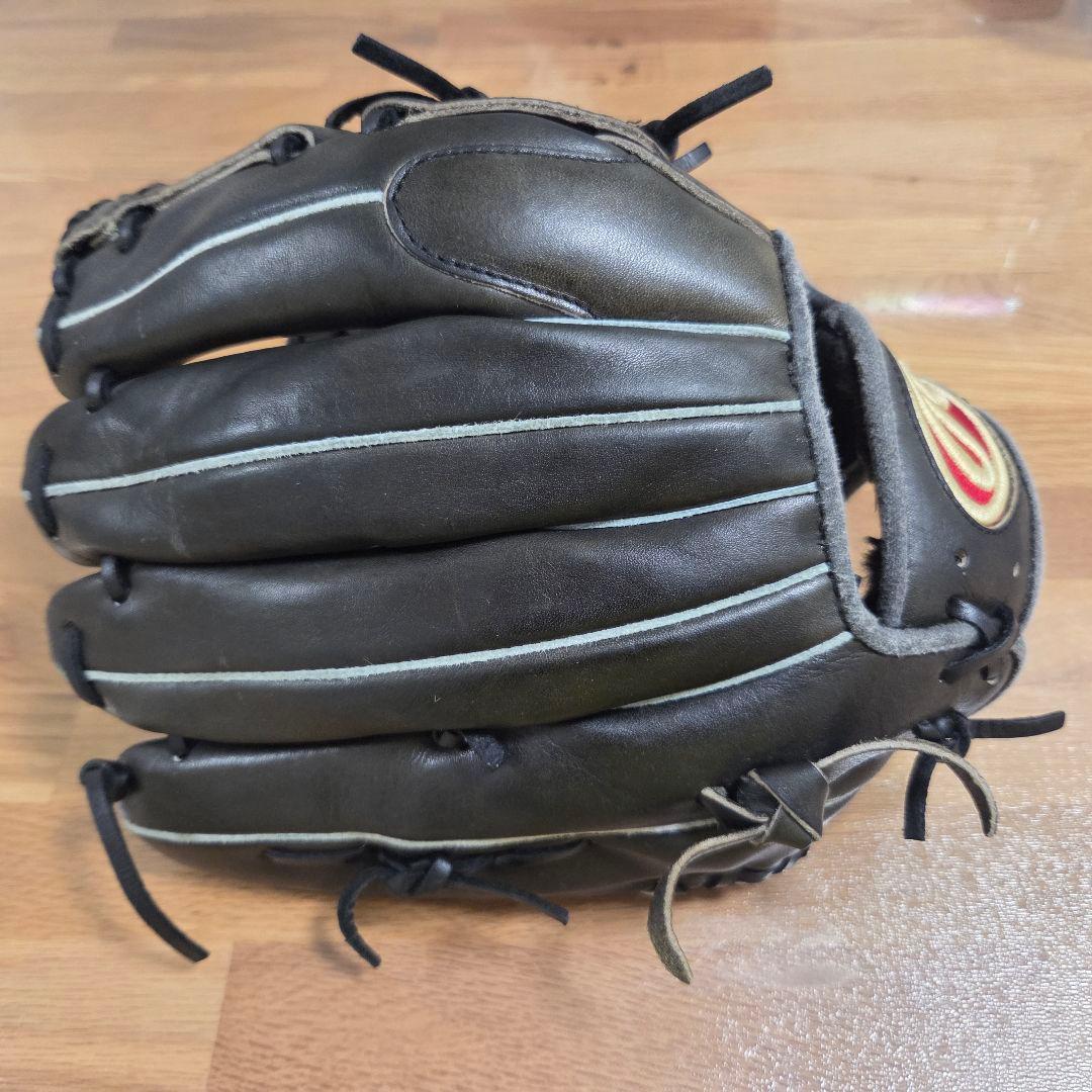 美品 Rawlings 軟式一般 グローブ 黒 ローリングス オールラウンド