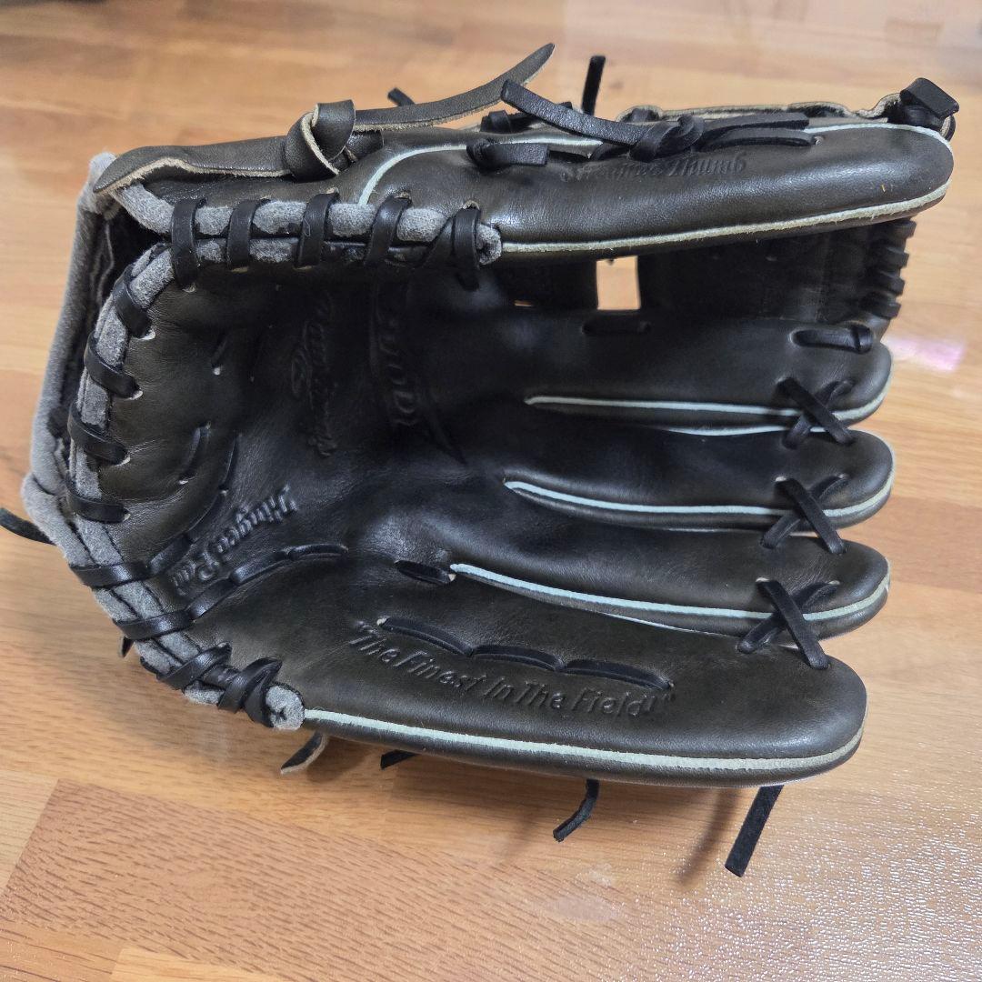 美品 Rawlings 軟式一般 グローブ 黒 ローリングス オールラウンド