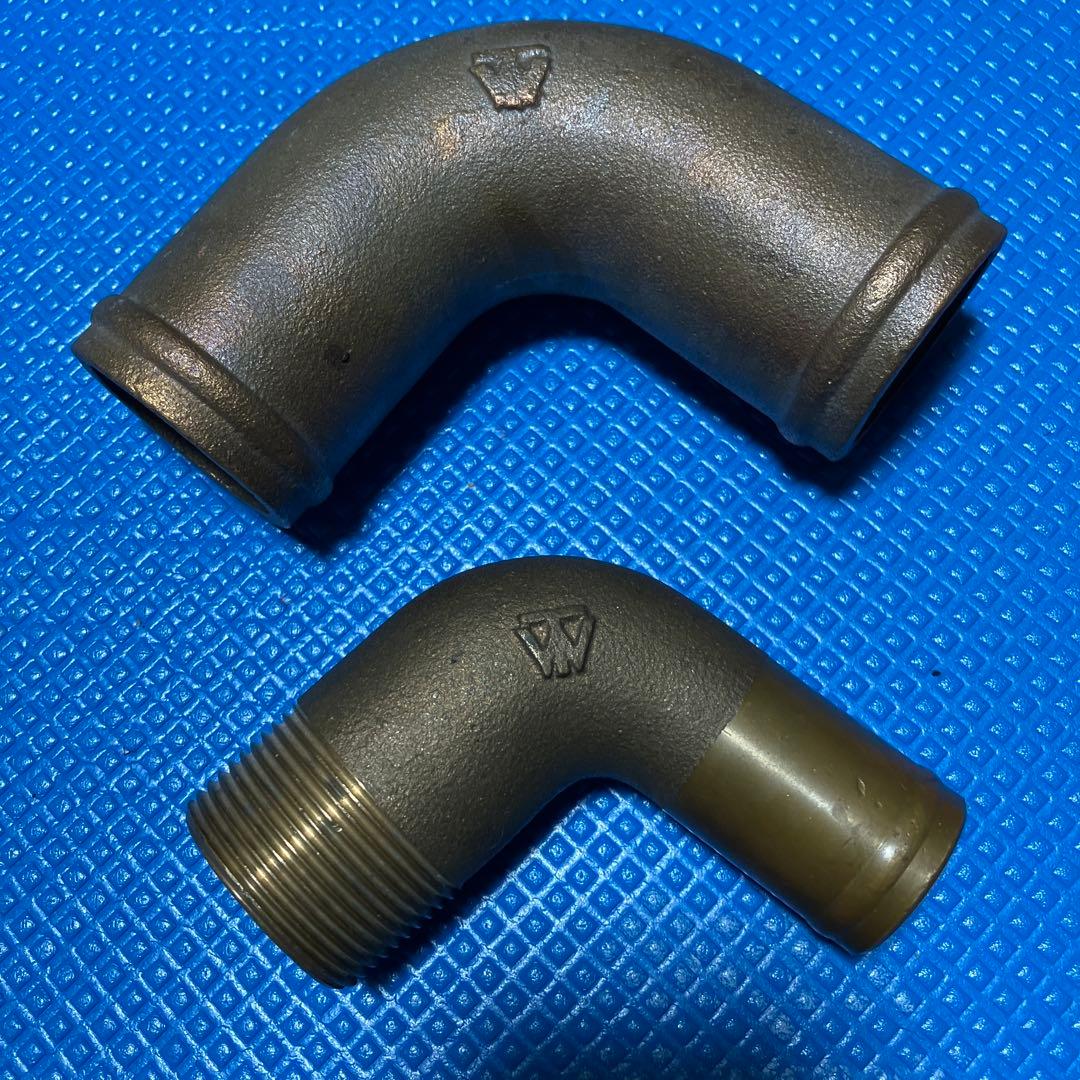【3個】黄銅製ホース継手