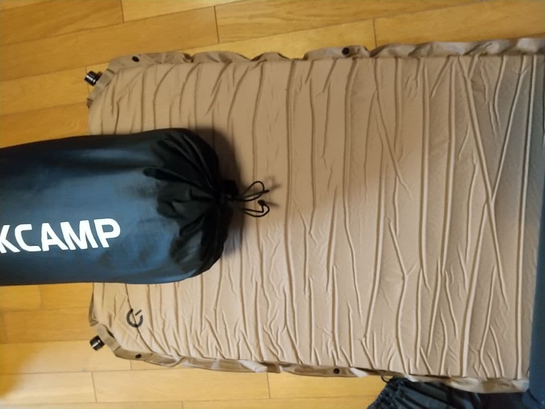 QUICKCAMP インフレータブルマット シングル、厚8cm 2個セット