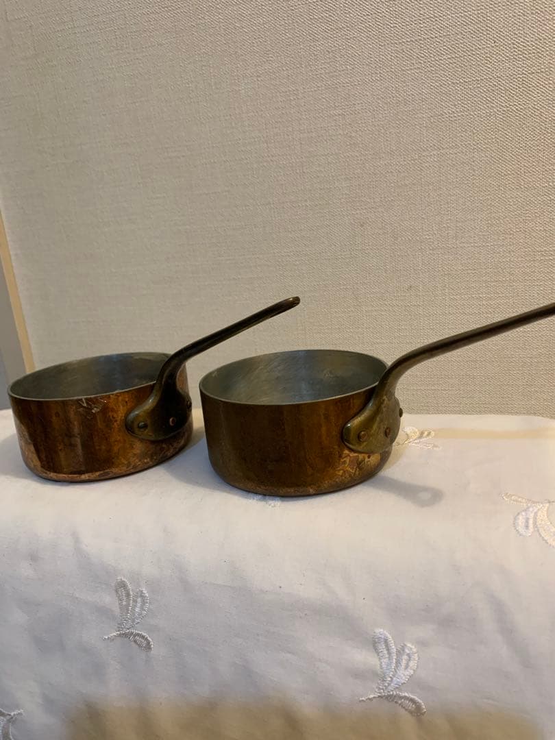 【COPPER WARE JAPAN 90】　銅製ソースパン　2個セット