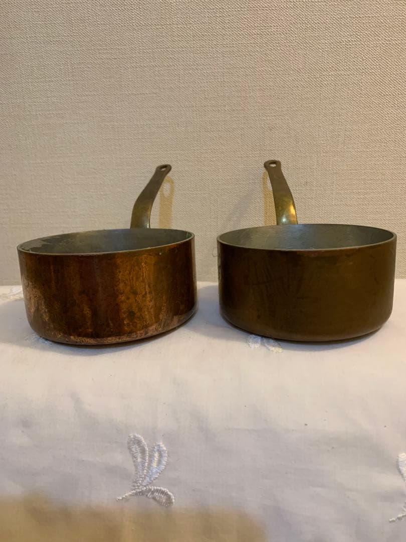 【COPPER WARE JAPAN 90】　銅製ソースパン　2個セット