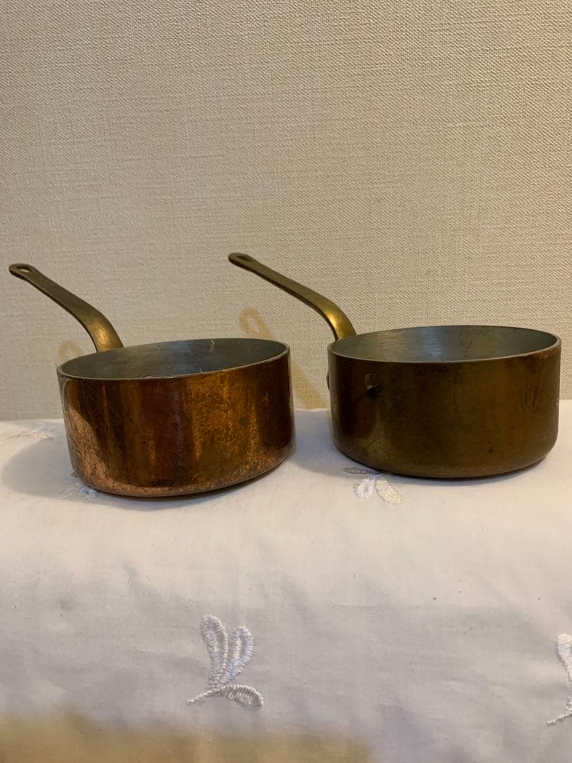【COPPER WARE JAPAN 90】　銅製ソースパン　2個セット