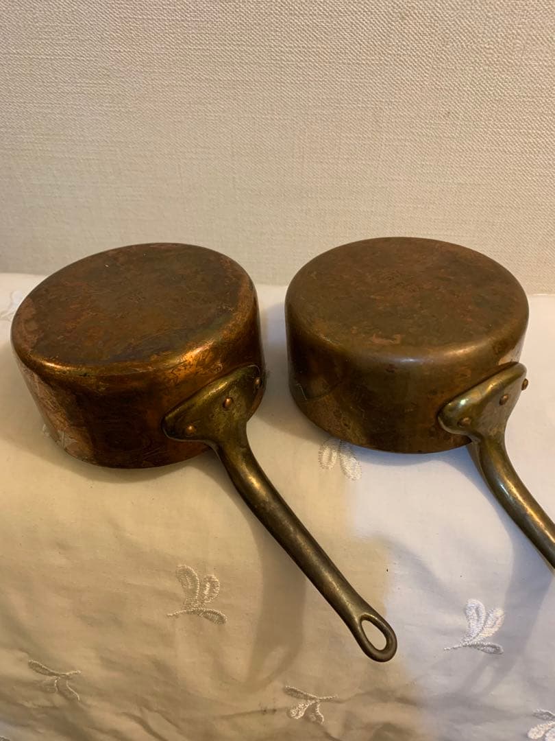 【COPPER WARE JAPAN 90】　銅製ソースパン　2個セット