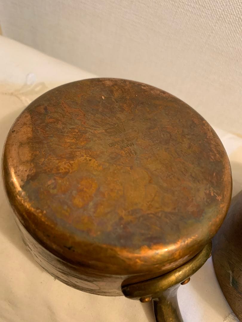 【COPPER WARE JAPAN 90】　銅製ソースパン　2個セット