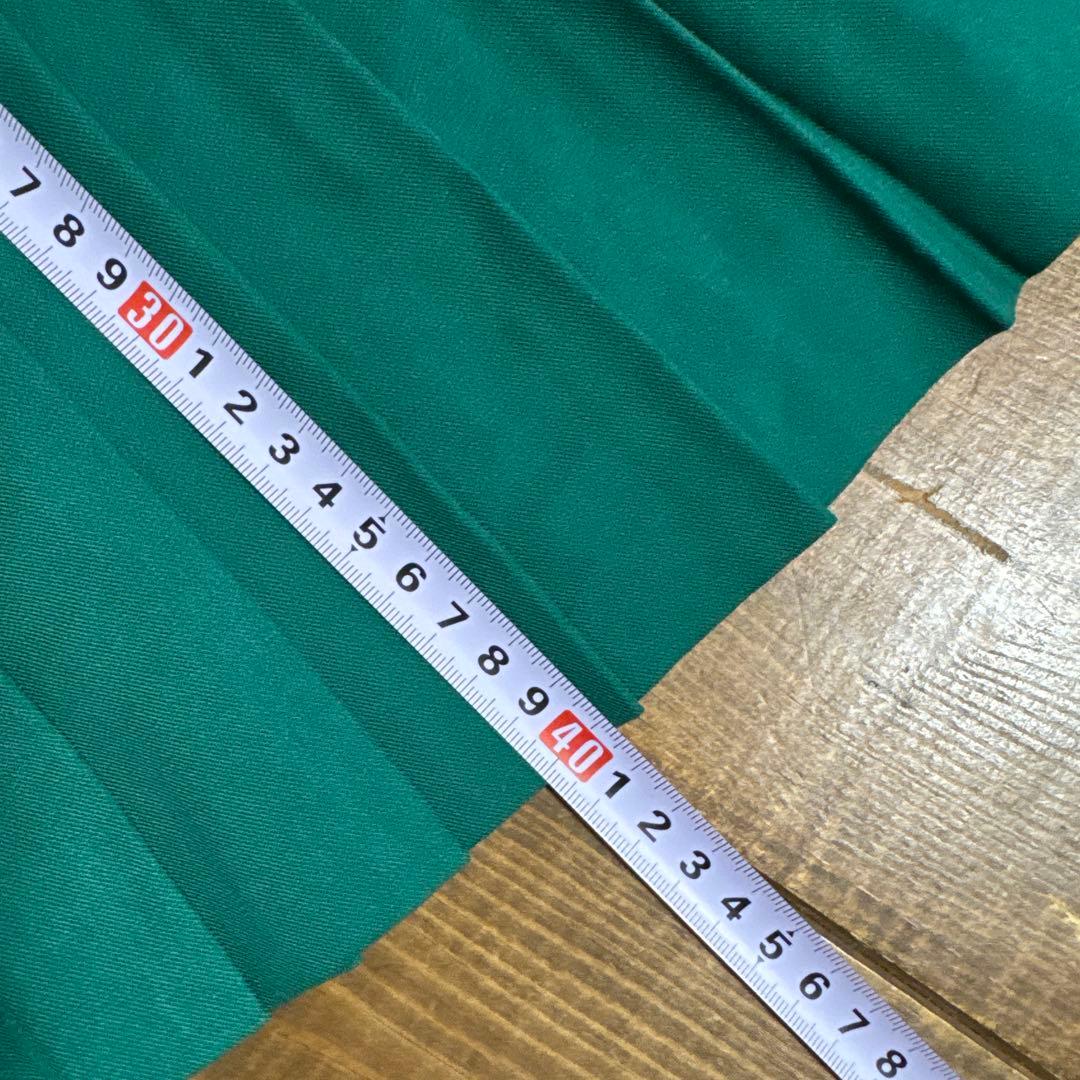 美品　マルボン　プリーツスカート　69 Lサイズ　グリーン