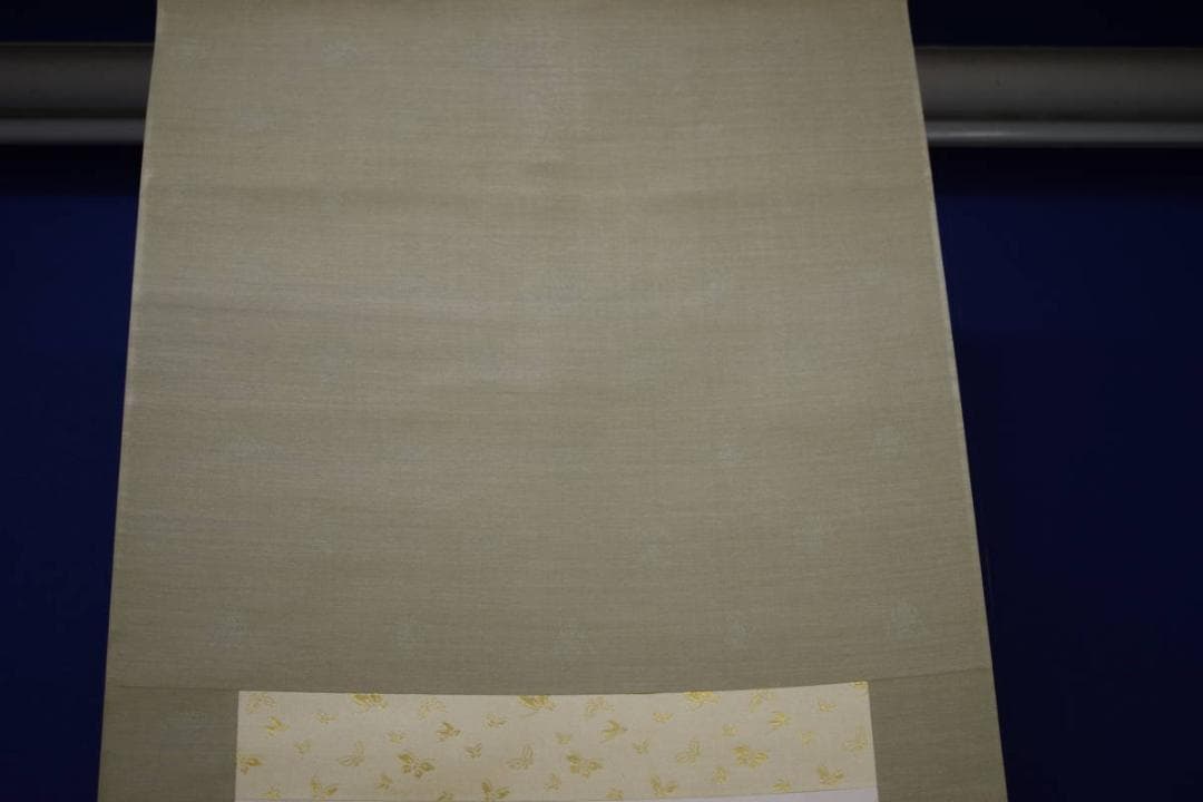 真作/野田九浦/梅花山水図/布袋屋掛軸HI-379
