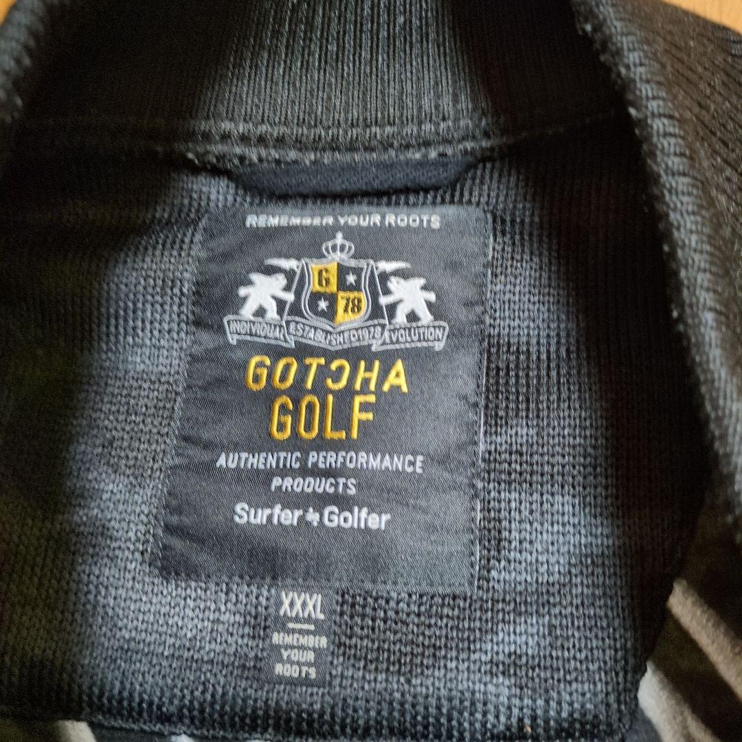 美品　GOTCHAGOLF カモフラフルジップジャケットXXXL