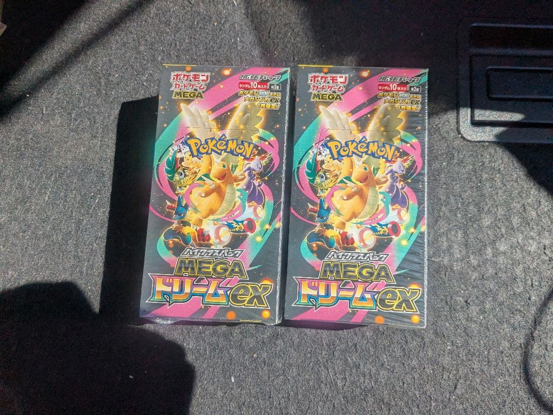 ポケモンカードゲーム 　megaドリームexシュリンク付2BOX