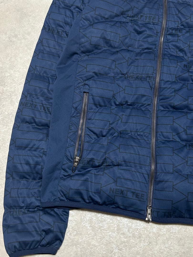 極美品 Callaway golf キルティングダウン ネイビー XL