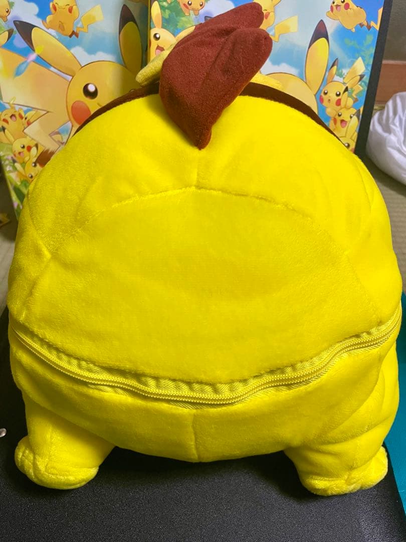 【超貴重】ピカチュウ レトロ 当時物 ぬいぐるみ モンスターポール 明治 激レア