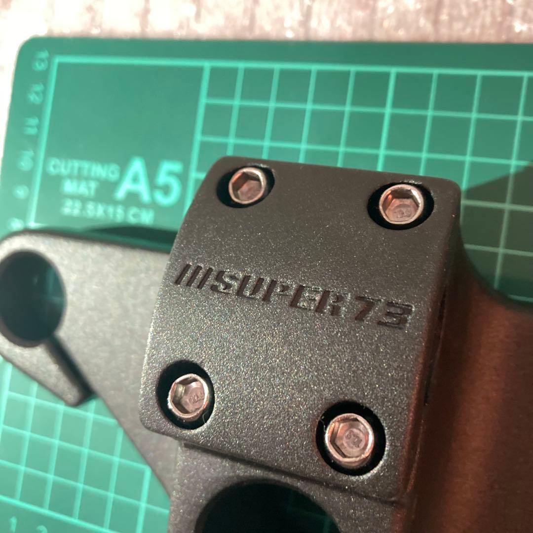 SUPER73 S1 SG1 純正 BLACKノーマル ステム 新品未使用です。