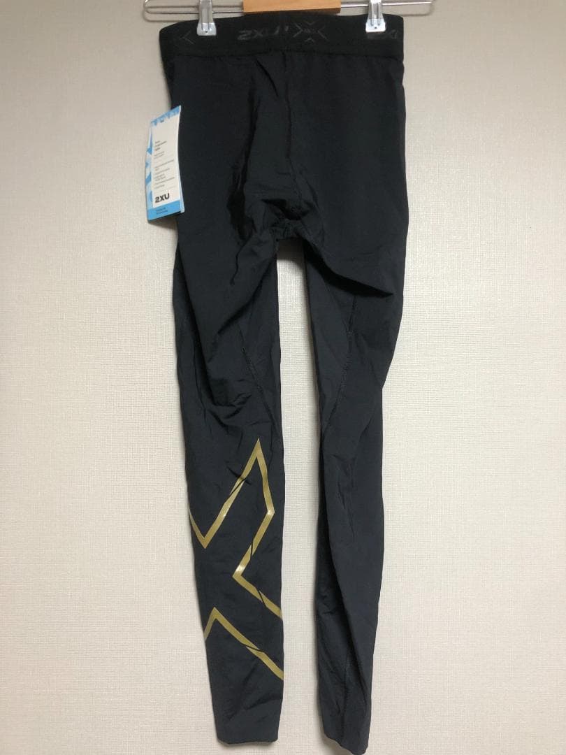 未使用 2XU MCSクロストレ コンプレッションタイツ ロゴベルト L