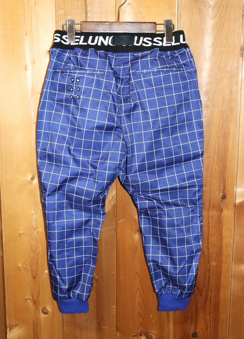 新品 Russeluno クロップド チェックパンツ (4/Mサイズ) 　Ⓗ