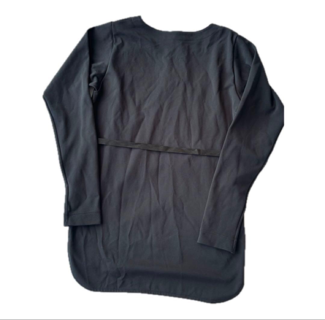 新品 チャコット バランス★12,100円 チュニックプルオーバー 紺 TM