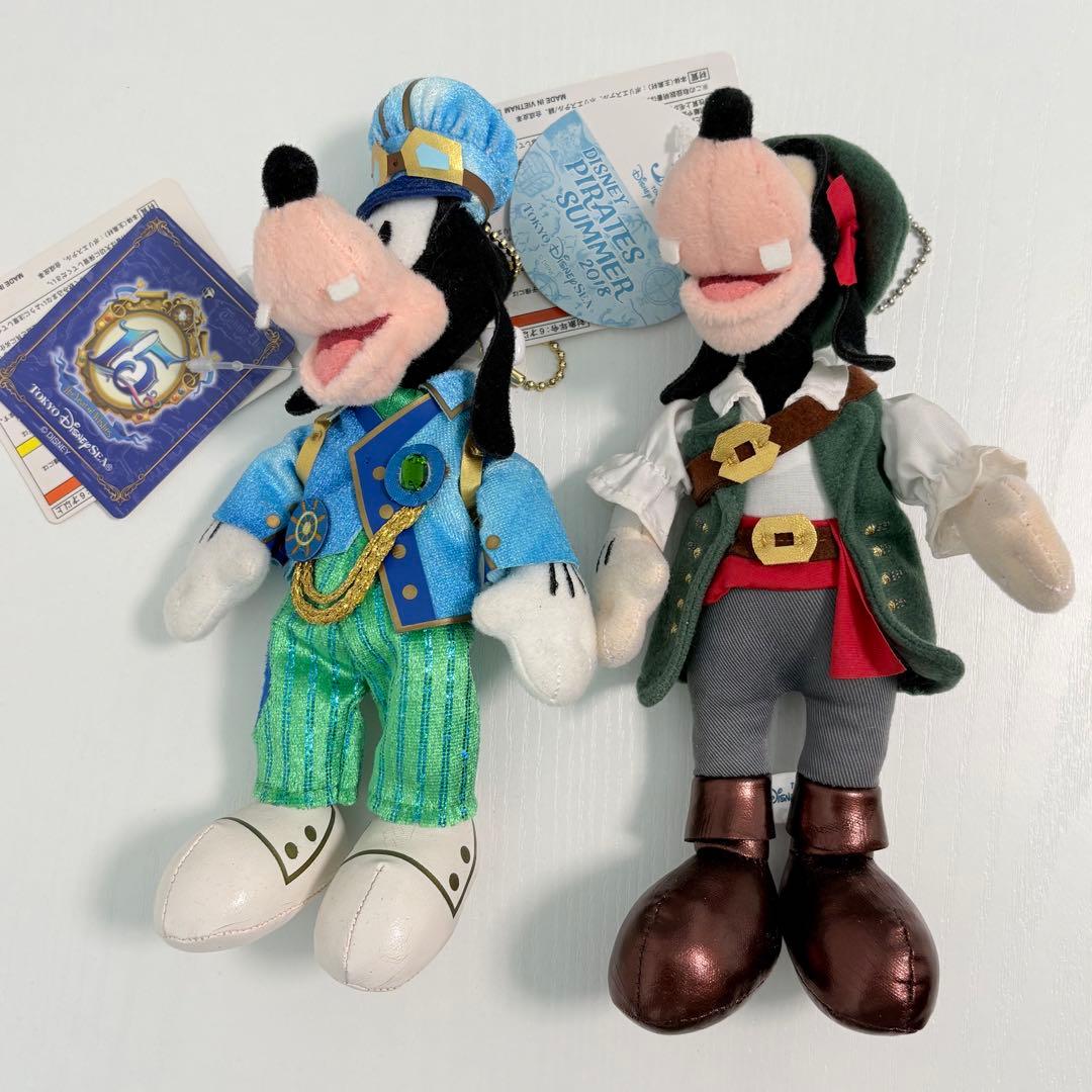 ディズニー グーフィー ぬいぐるみバッジ ぬいバ 10点 まとめ売り