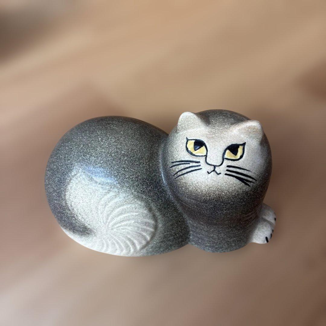 リサラーソン　置物ミア マイ　セット　キャットオブジェ　猫　ハンドメイド