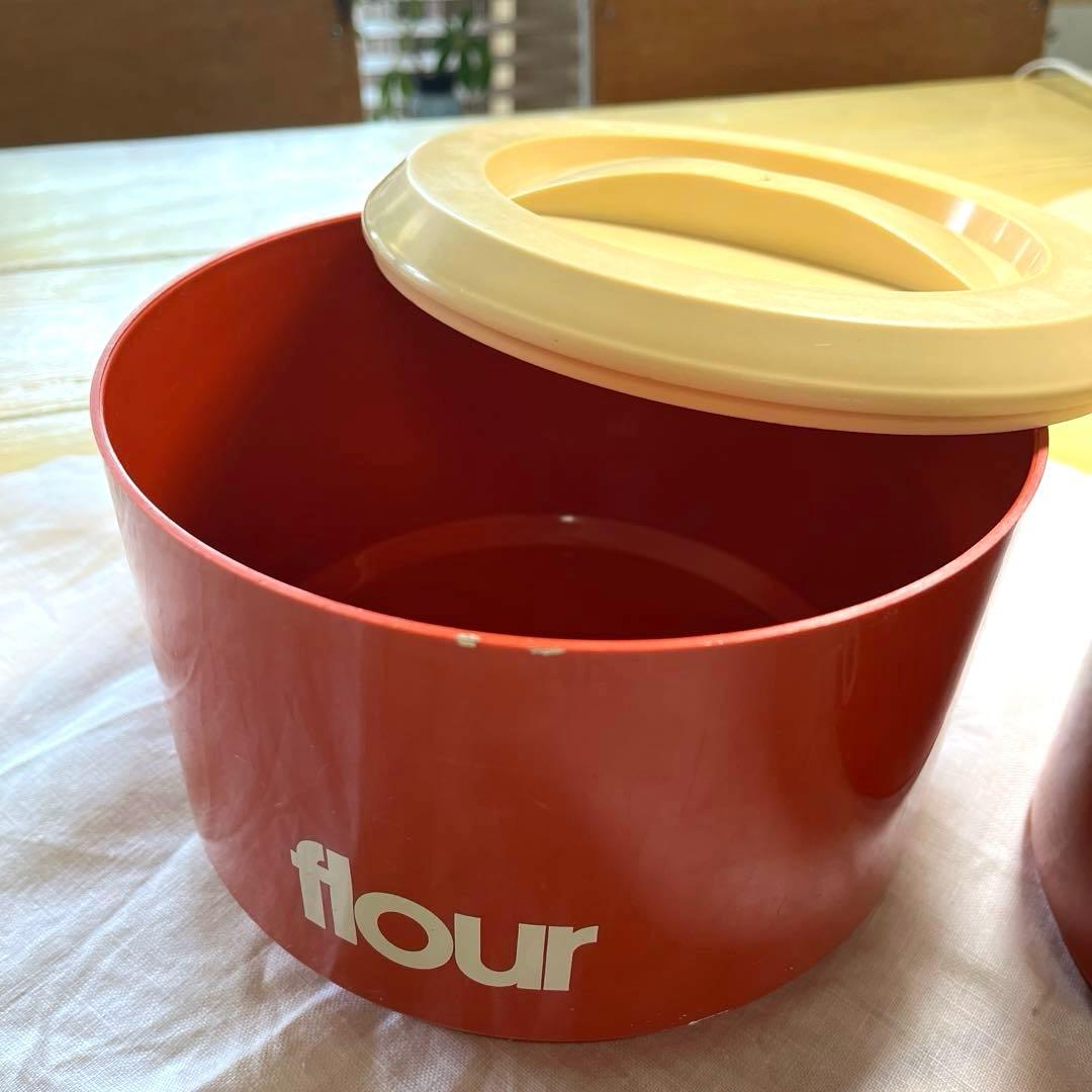 アンティークキャニスターcoffee flour2つセット