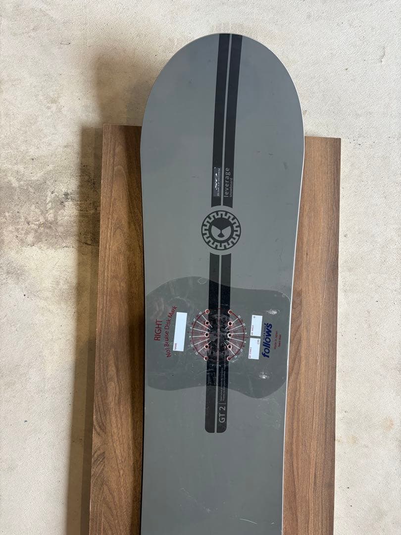 25-26leverage GT2 155cm オガサカ製点乗りいぐっちゃん監修