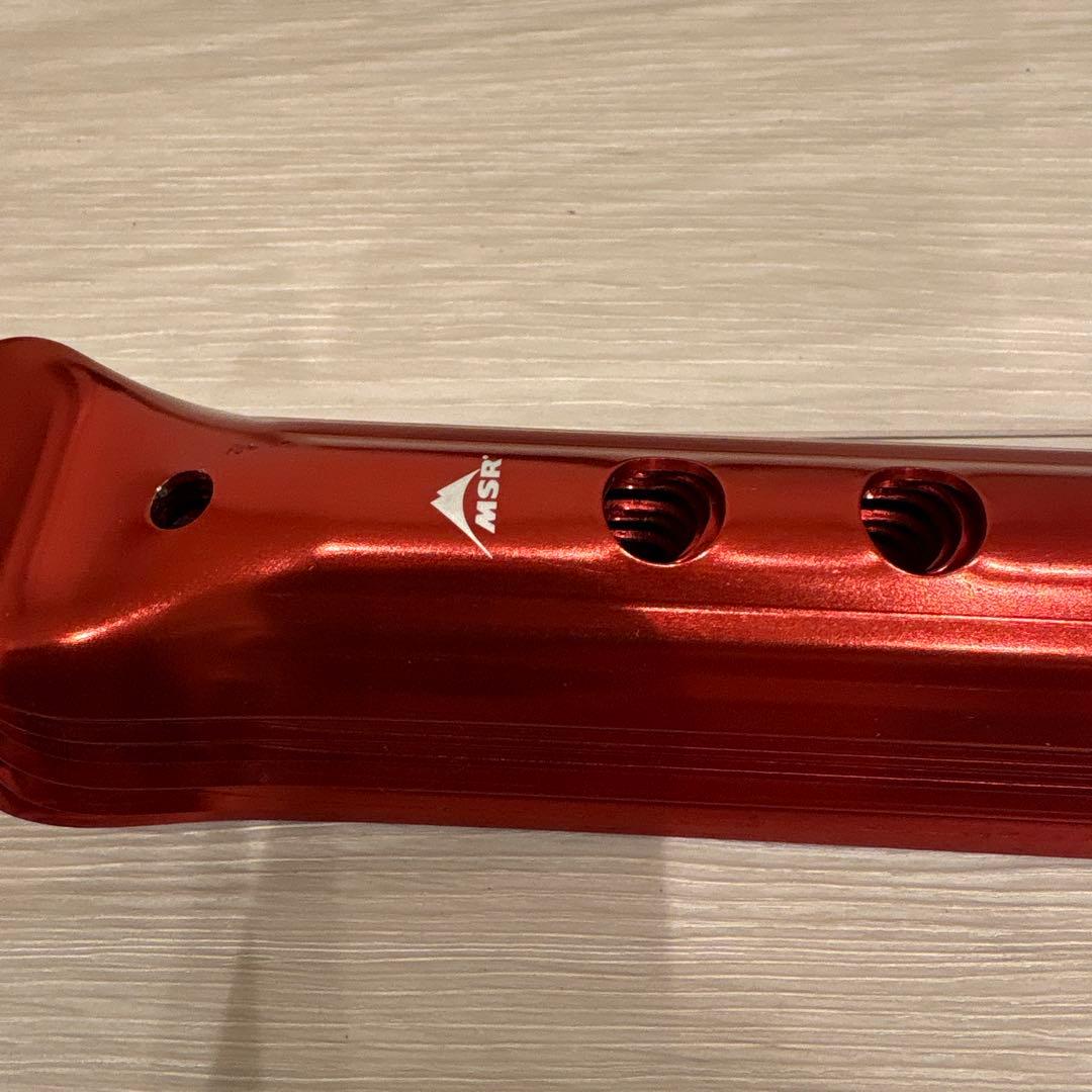 MSR レッドアルミペグ 10本セット