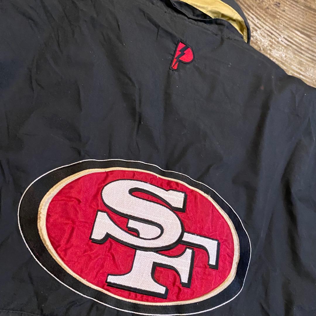 NFL 49ers ビンテージ 90s ナイロンジャケット アメフト 古着