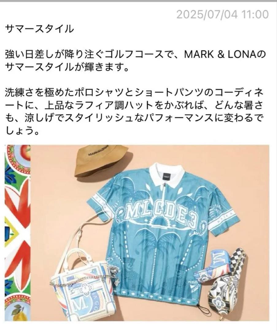マークアンドロナ　CD12 ポロシャツ　　　　　 2025人気　サマースタイル❣️