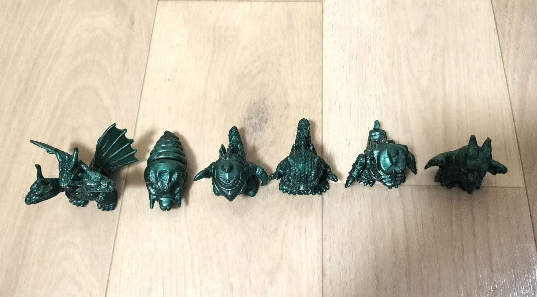 ゴジラフィギュアセット 6体 当時物 レトロ 昭和 モスラ キングギドラ