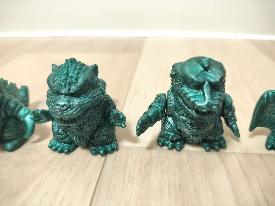 ゴジラフィギュアセット 6体 当時物 レトロ 昭和 モスラ キングギドラ