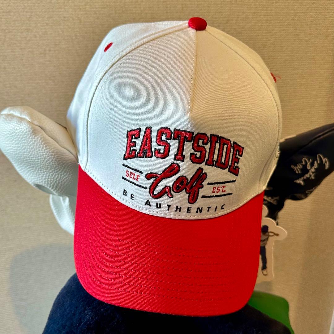 Eastside Golf イーストサイドゴルフ キャップ ホワイト/レッド
