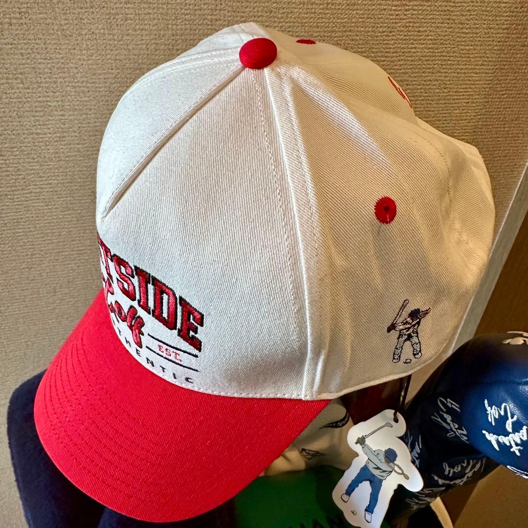 Eastside Golf イーストサイドゴルフ キャップ ホワイト/レッド