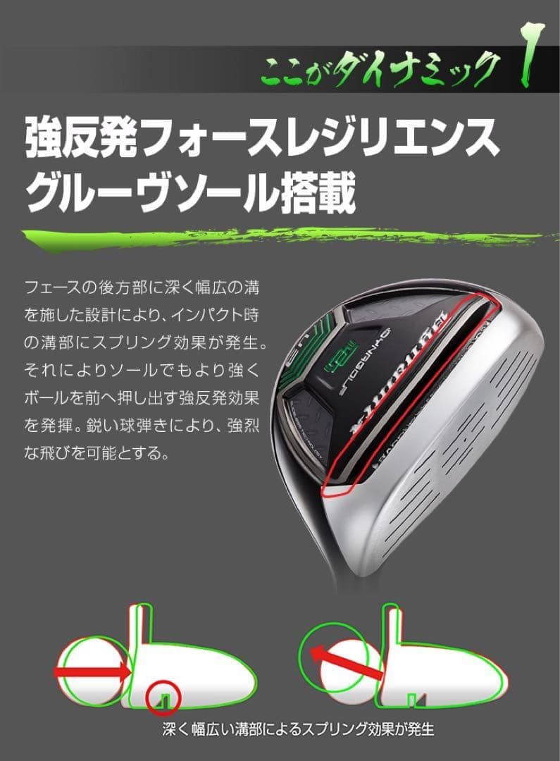 【新品】激飛びFWが2本選べて超爆安☆ダイナミクス 適合限界強反発FW2本セット