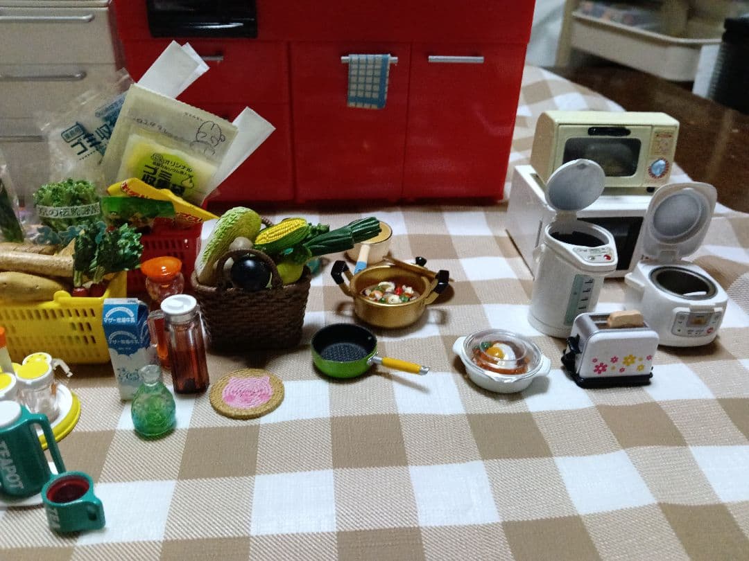 リーメント　ミニチュアキッチンセット 食材付き