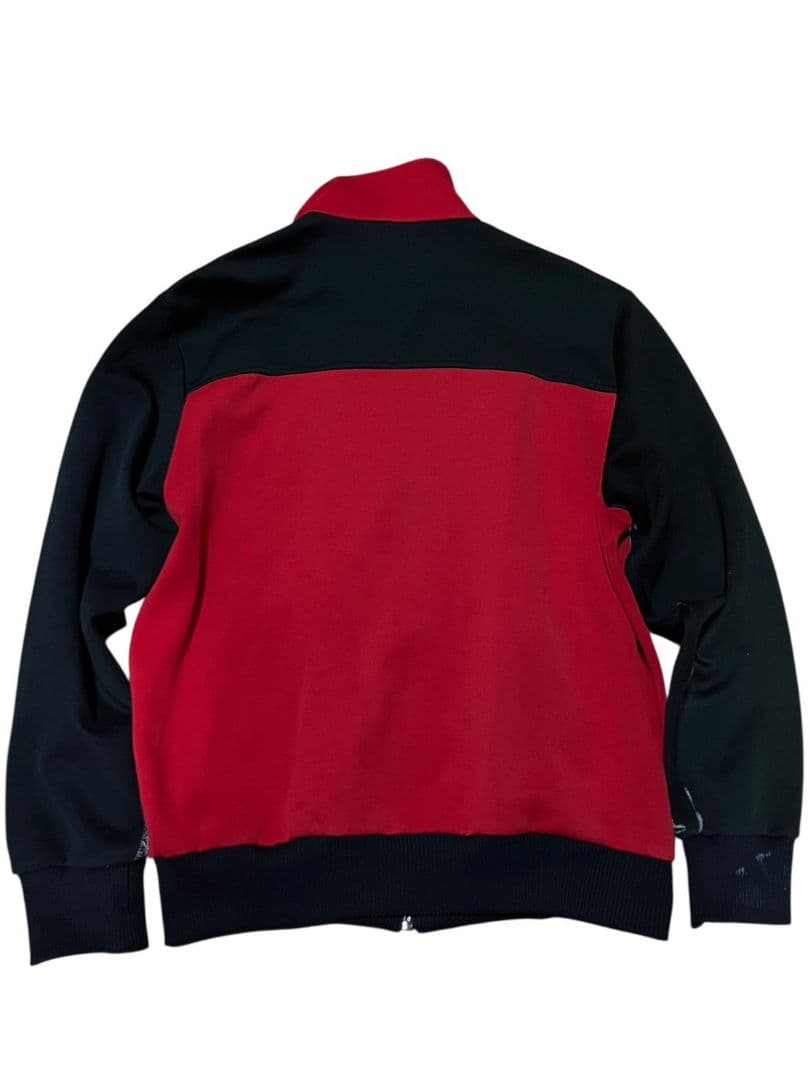 90s アディダス　adidas トラックジャケット　デサントタグ　ダメージ　L
