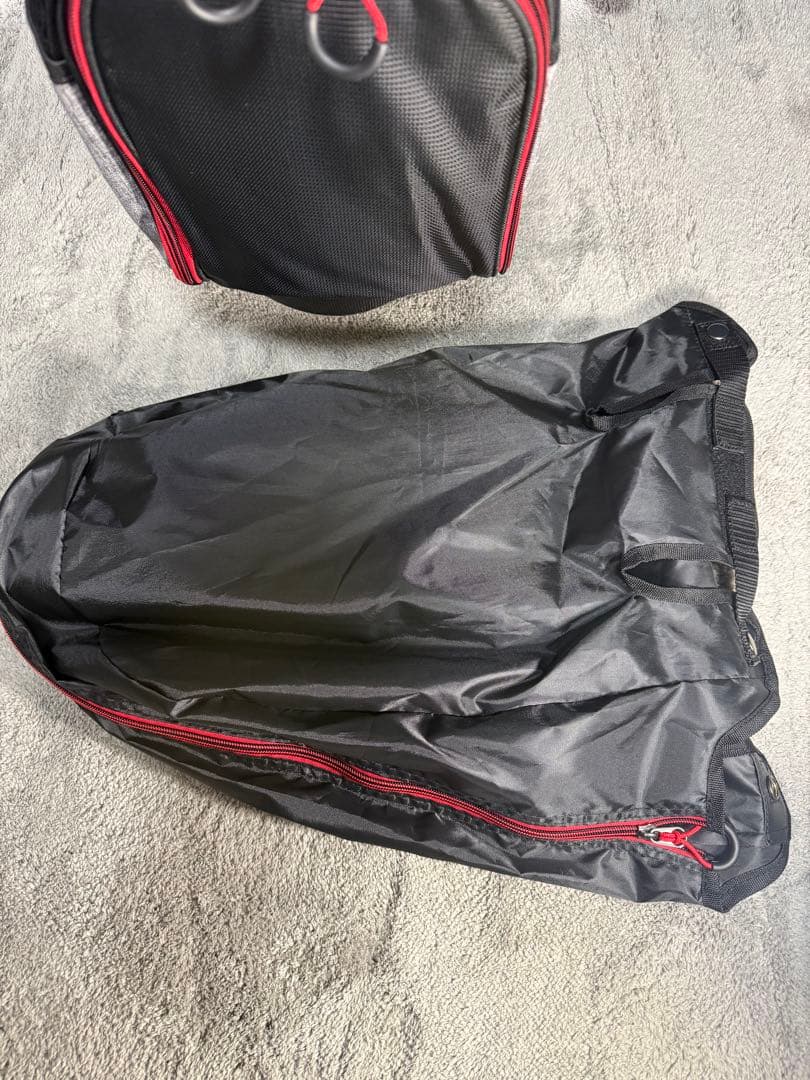 新品 Livsin Golf キャディバッグ ゴルフ 9.5型 レッド グレー