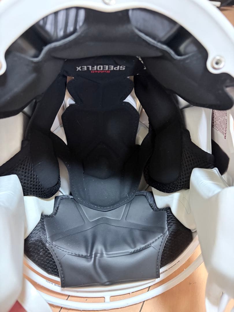Riddell 美品 アメフトヘルメット フレックス ホワイトMサイズ