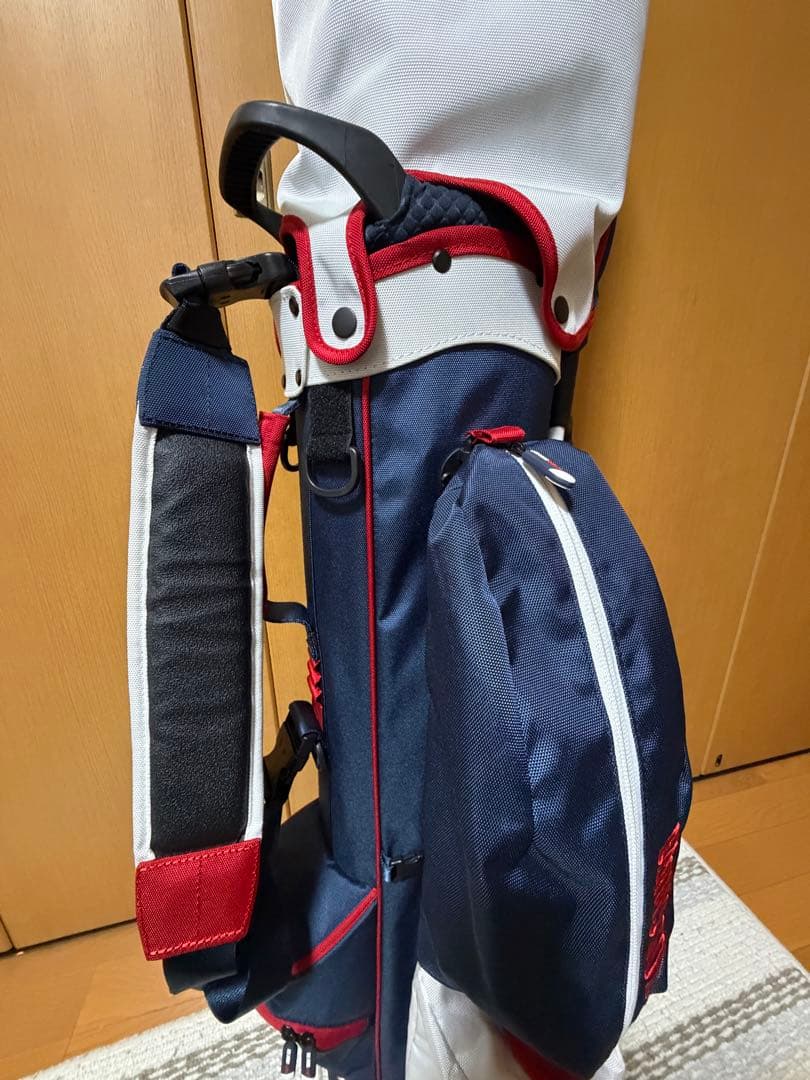BEAMS GOLF オリジナル スリムスタンド キャディバッグ トリコロール