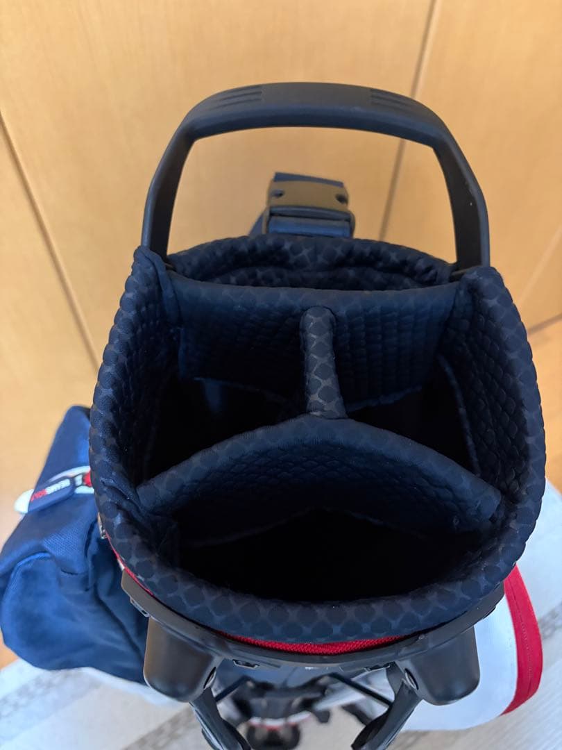 BEAMS GOLF オリジナル スリムスタンド キャディバッグ トリコロール