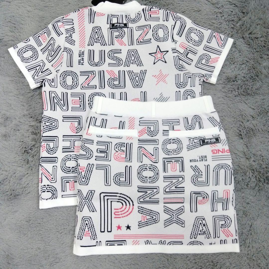 【新品♡】PING♡セットアップ♡半袖*スカート♡S　ゴルフ/スポーツ/テニス
