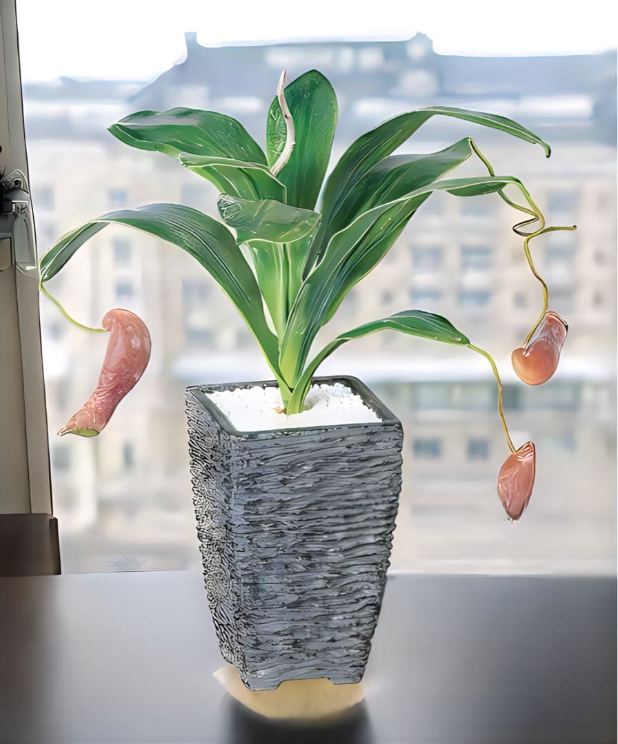 光触媒　人工観葉植物　ウォールグリーン　フェイクグリーン　ウツボカヅラ
