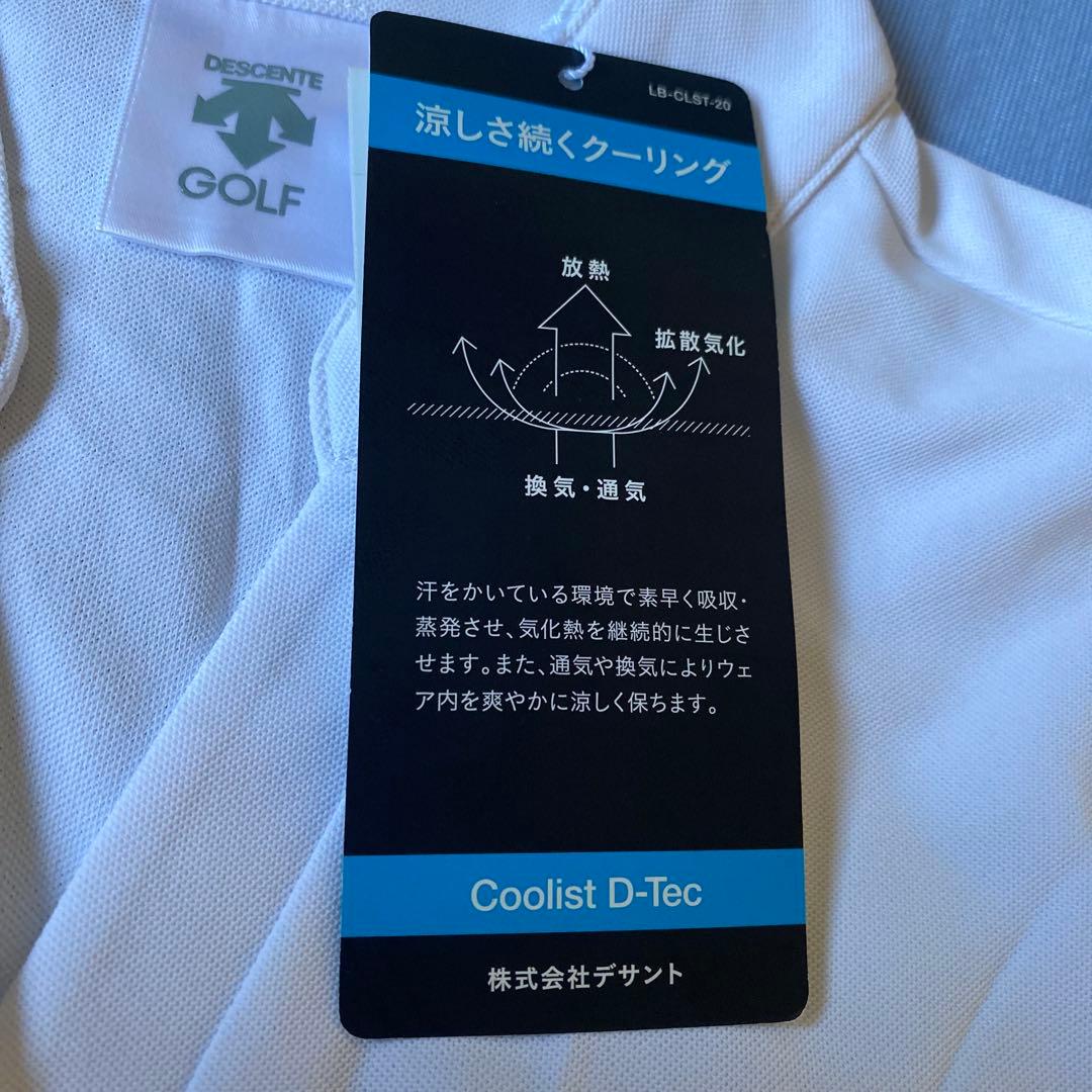 DESCENTE ゴルフ Coolist D Tec ウェアー　S /白