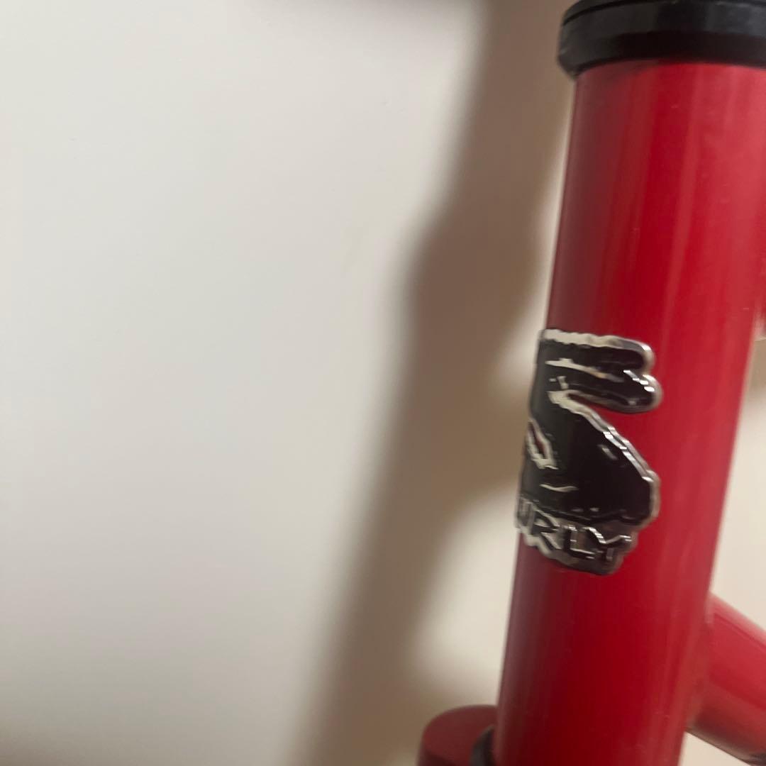 Surly steam roller ピスト・シングルスピードフレーム レッド