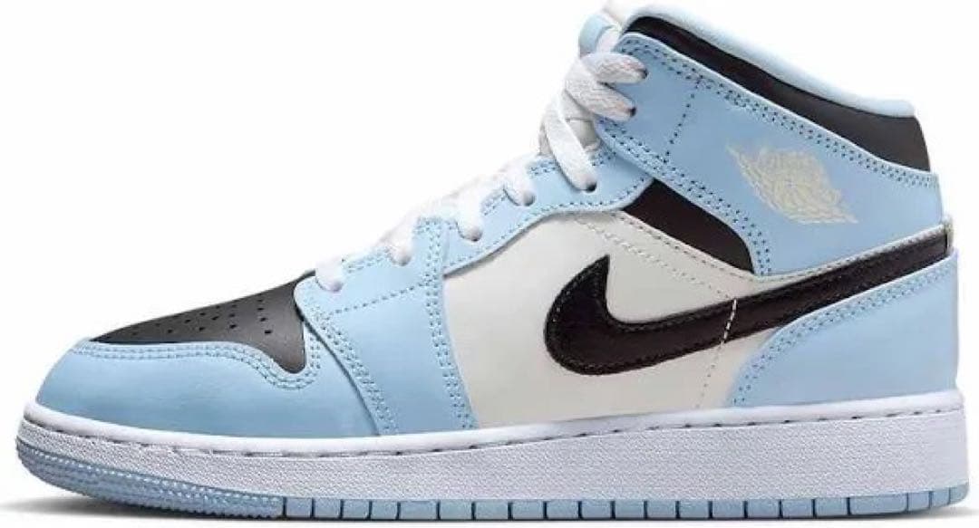 シューズ(男性用) NIKE AIR JORDAN 1 MID GS \"ICE BLUE