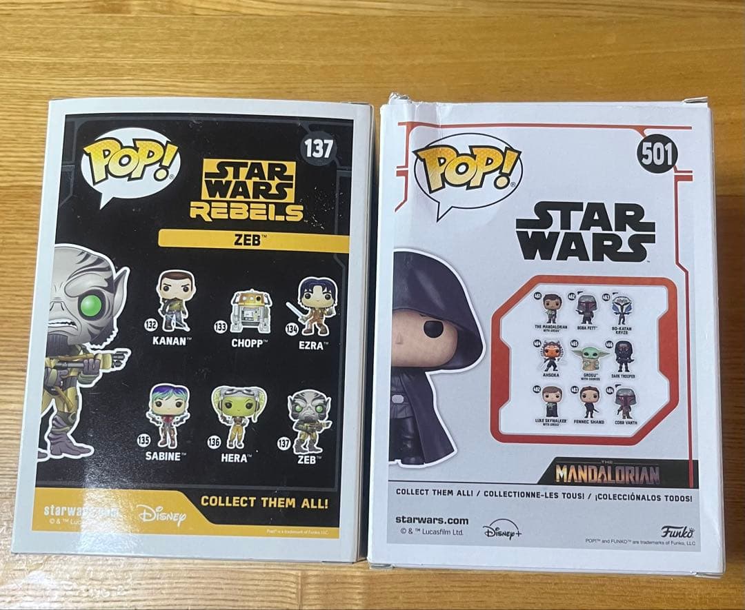 超特価！！激レア！！ Funko スターウォーズ ゼブ 137 ルーク 501