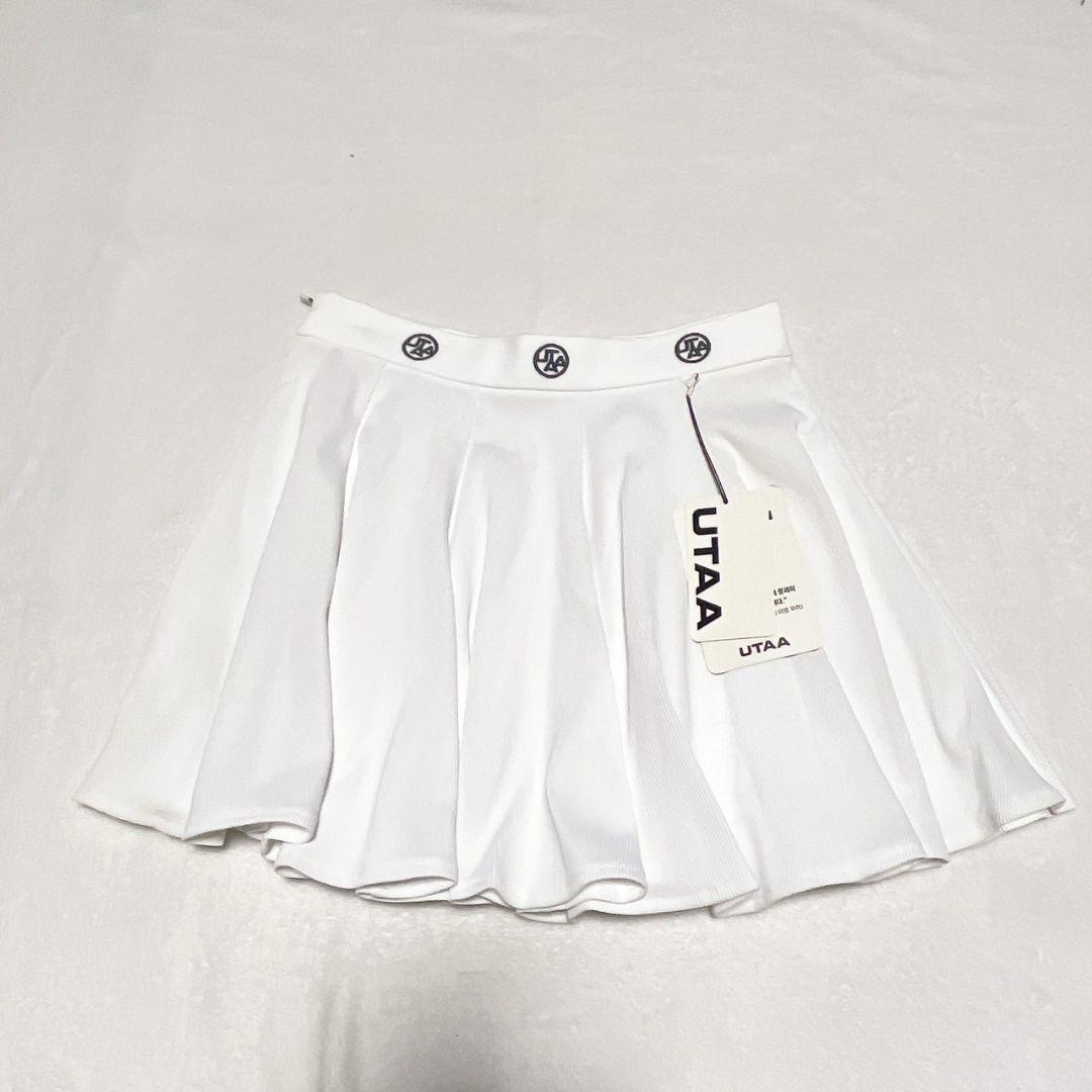 新品　UTAA　ユタ　ゴルフ　トップス＆スカートセット　ホワイト　Ｌ