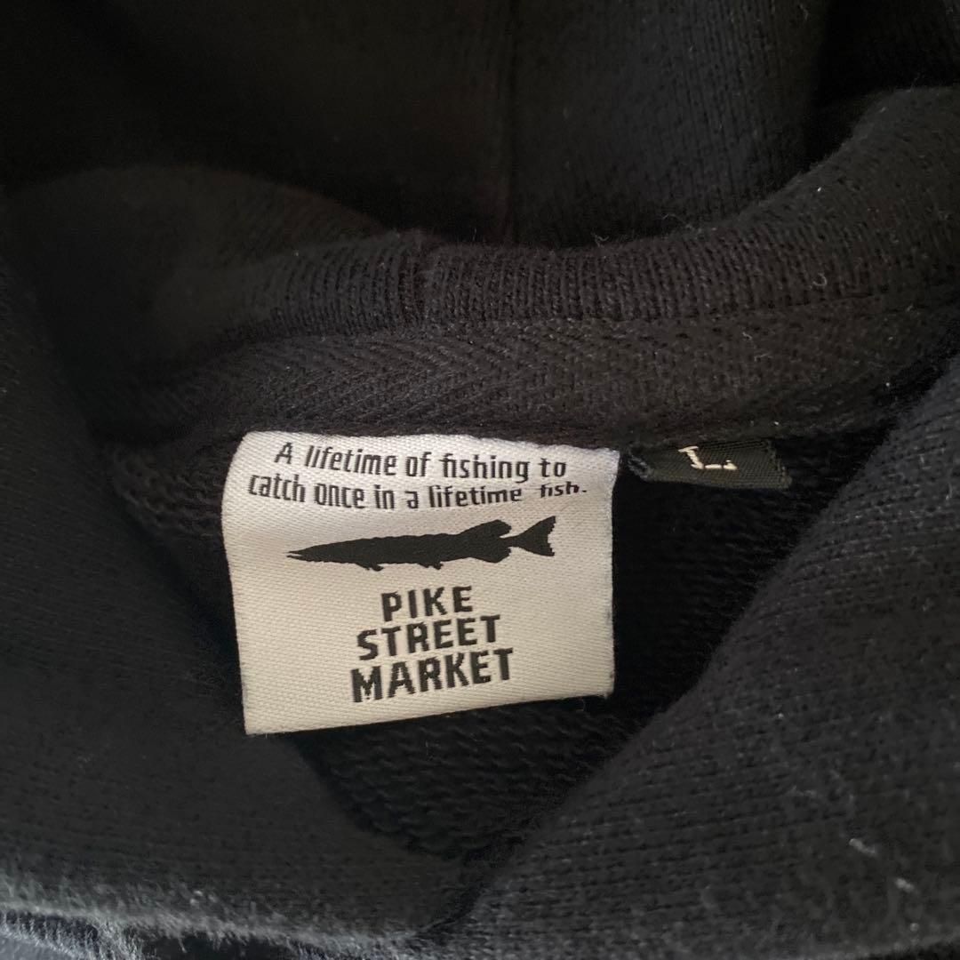 DRT×PIKE STREETMARKET　デッドウォークフーディー　Lサイズ
