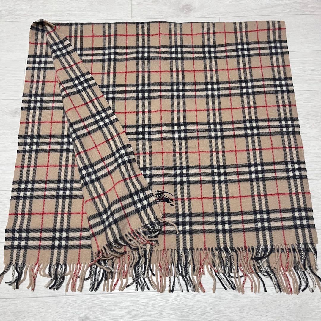 c*e様 希少サイズ【Burberry×西川】大判ウールひざ掛け ノバチェック