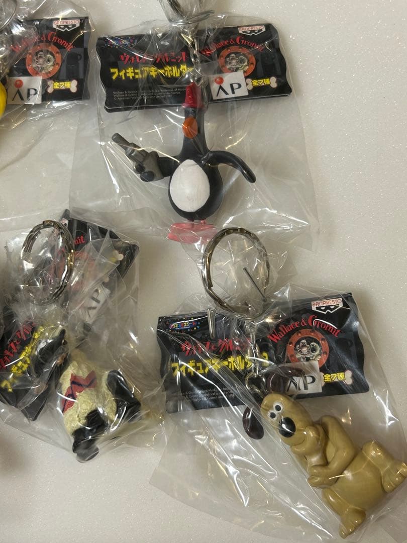 全7種 フィギュアキーホルダー ウォレスとグルミット