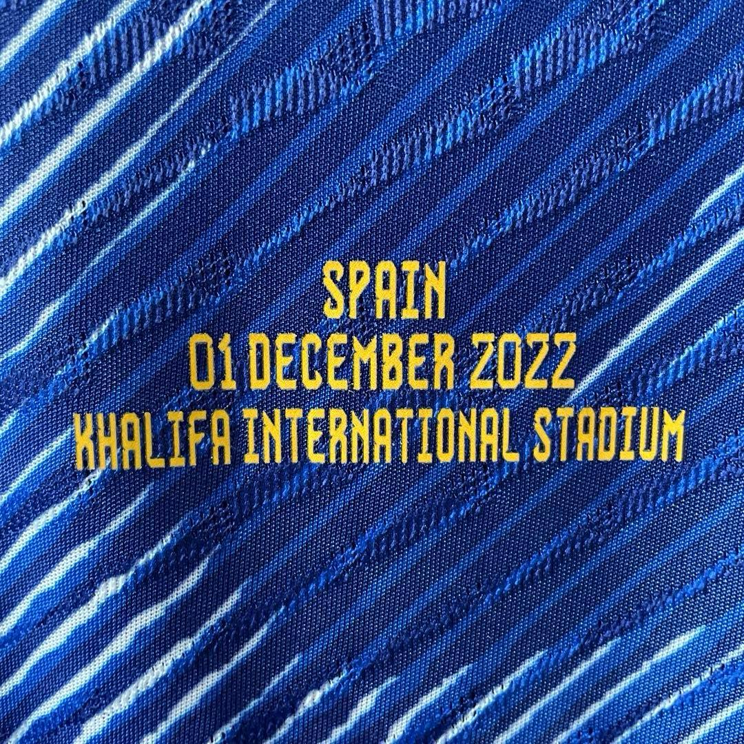 サッカー日本代表ユニフォーム2022 三笘 長袖 オーセンティック W杯 折り紙