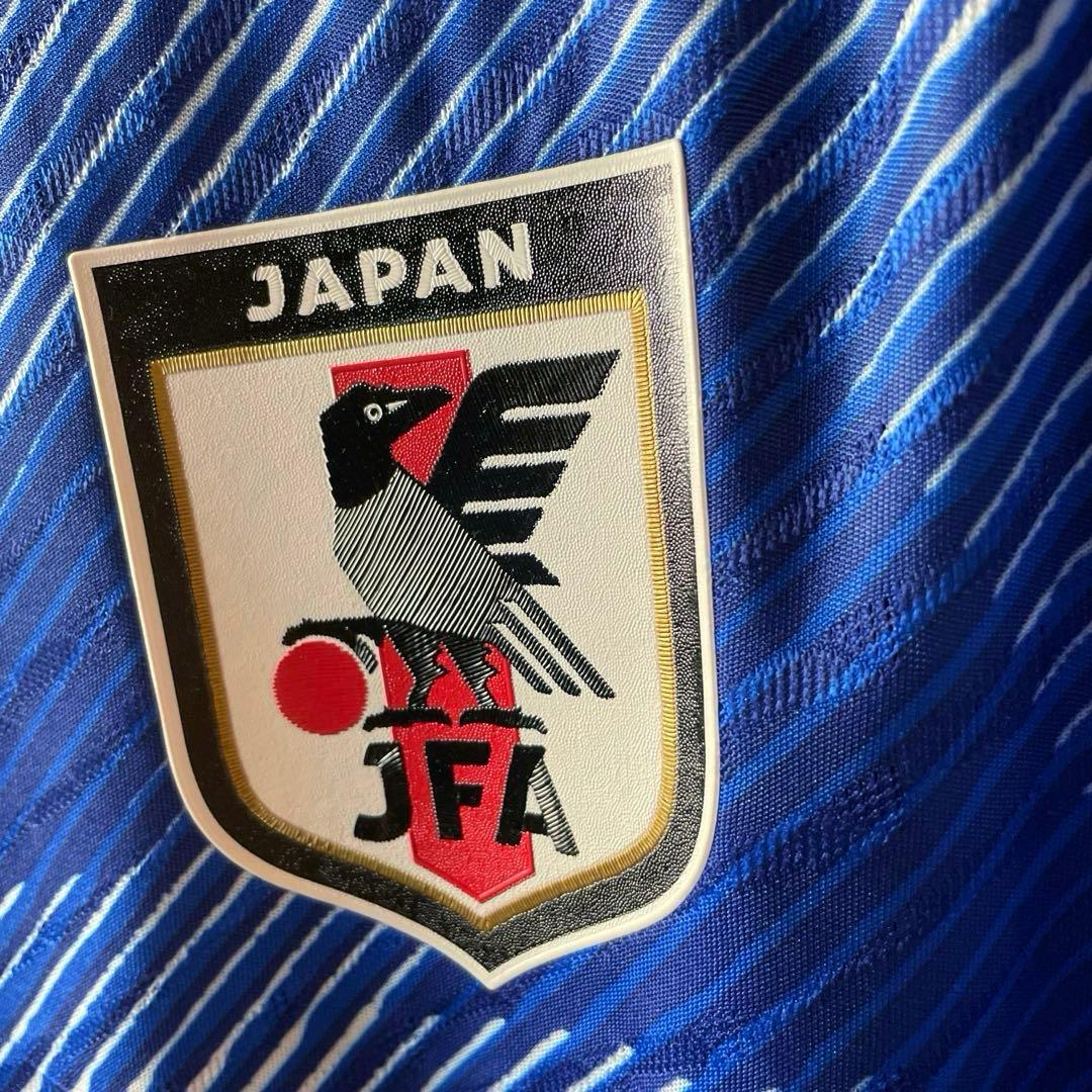サッカー日本代表ユニフォーム2022 三笘 長袖 オーセンティック W杯 折り紙