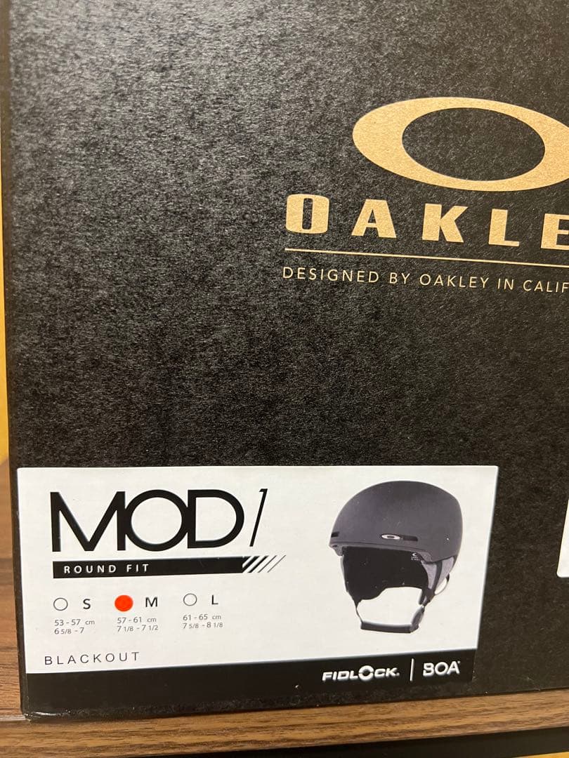 OAKLEY　MOD1 Mサイズ57-61cmAsia Fit Blackout
